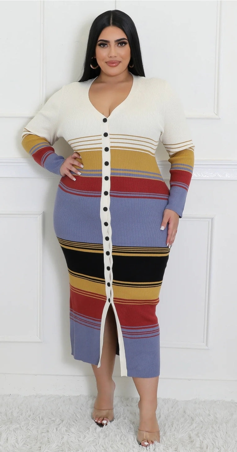 Studio Stripe Pant & Cardigan Set