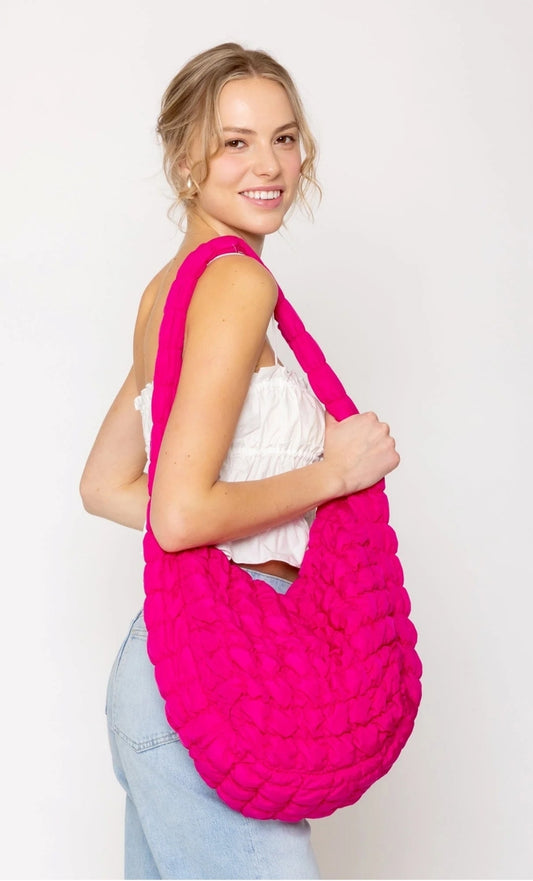 Quilted Puffer Tote