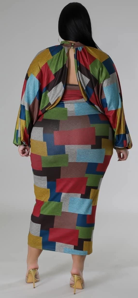 Canvas of Color 2 Piece Dress