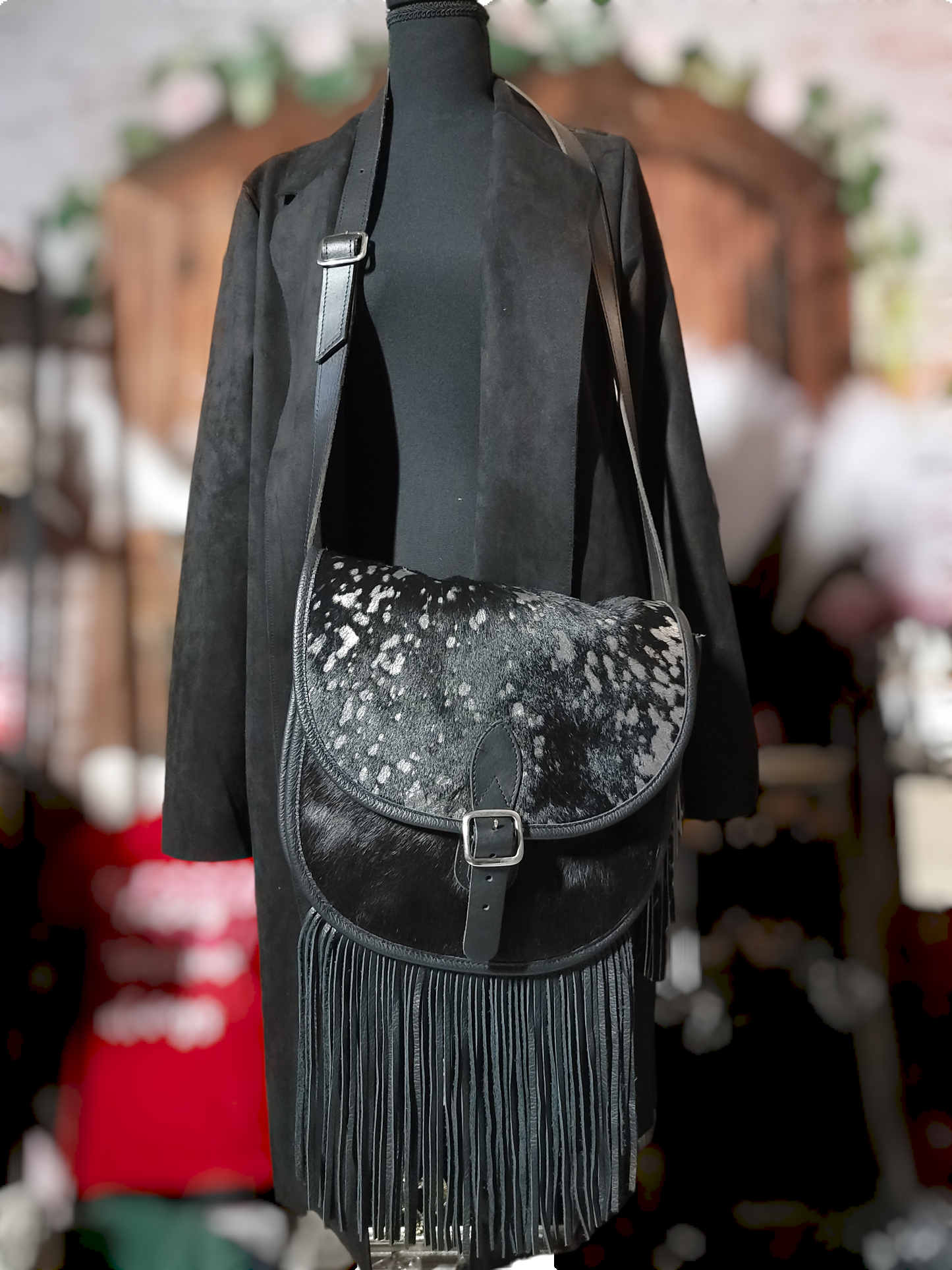 Eclipse Fringe Cross Body Bag