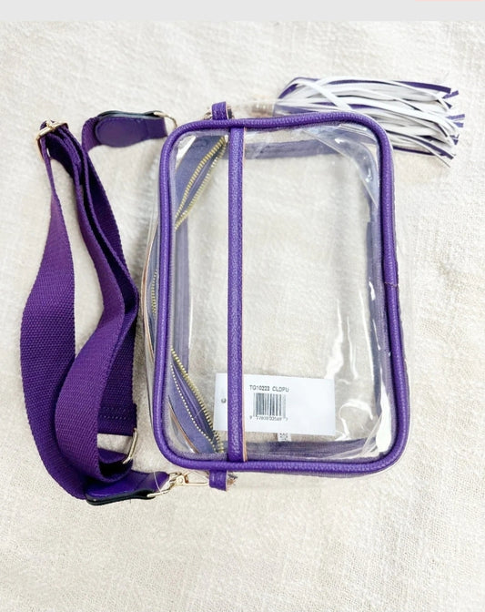 Game Day Clear Crossbody Bag