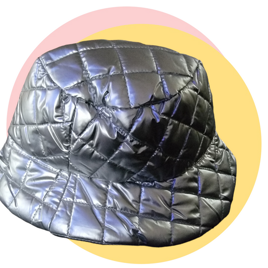 Quilted Puffer Bucket Hat