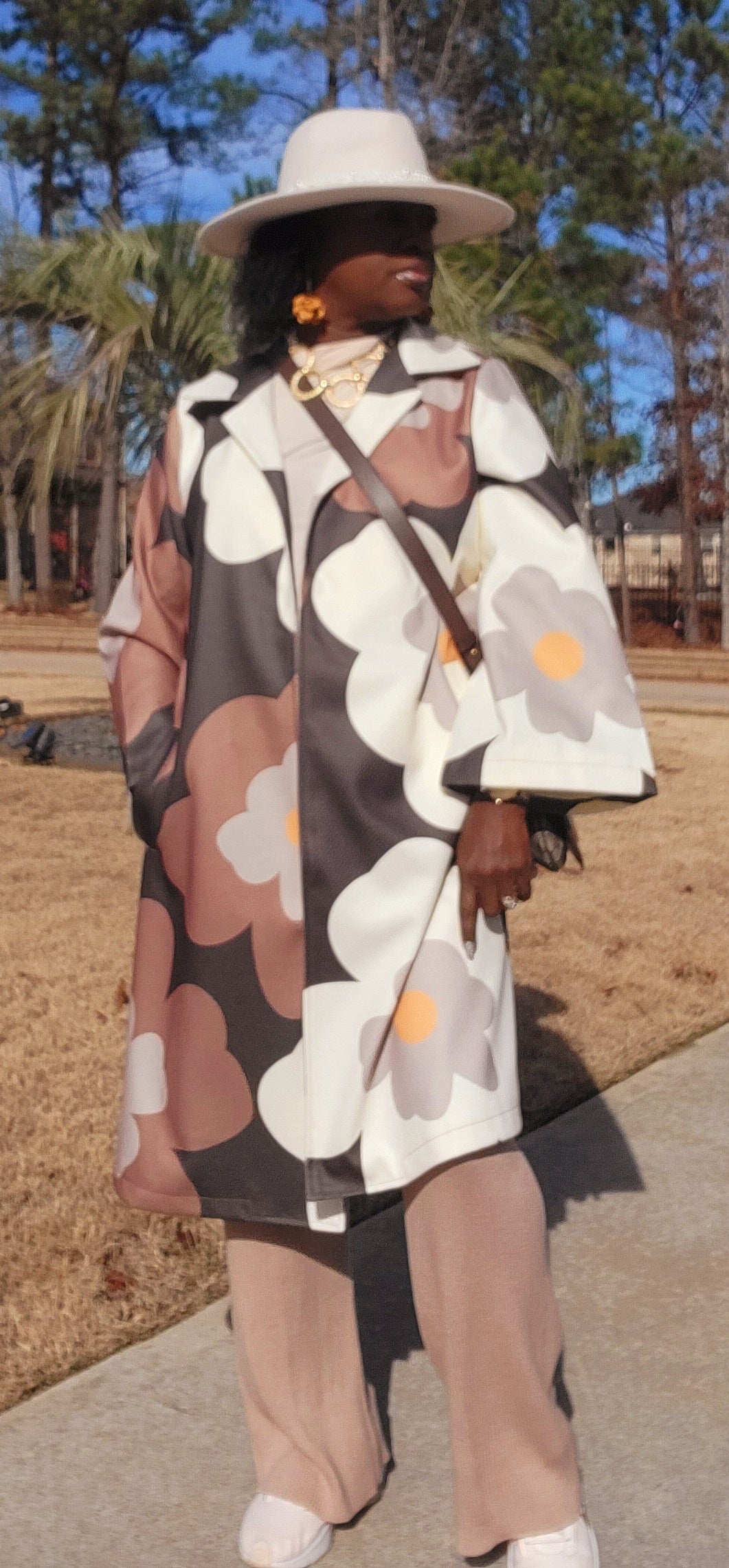 Retro Bloom Overcoat