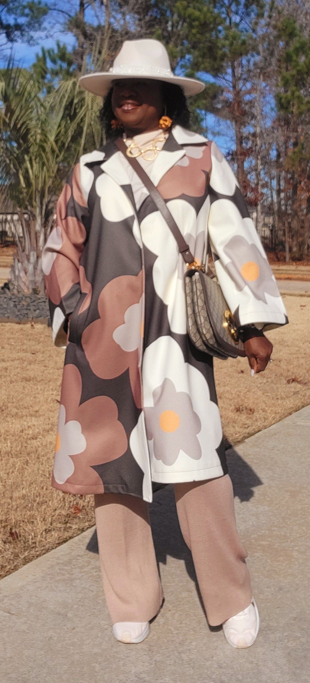 Retro Bloom Overcoat