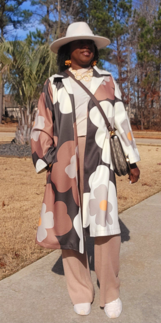 Retro Bloom Overcoat