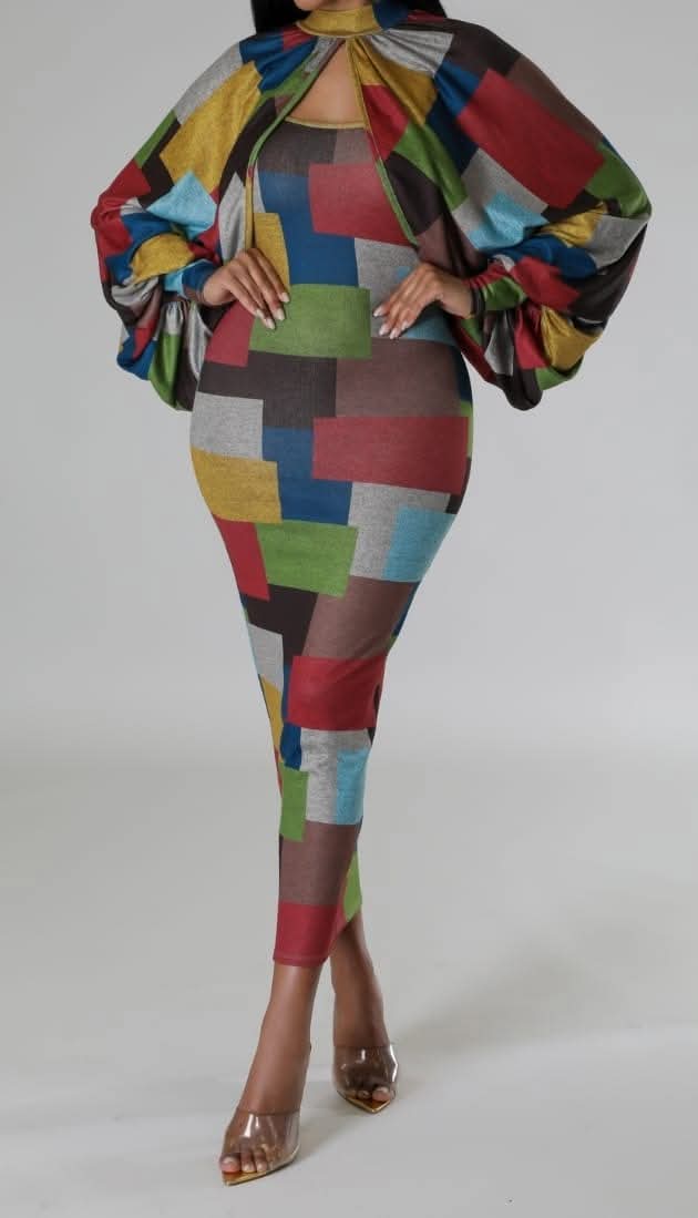 Canvas of Color 2 Piece Dress