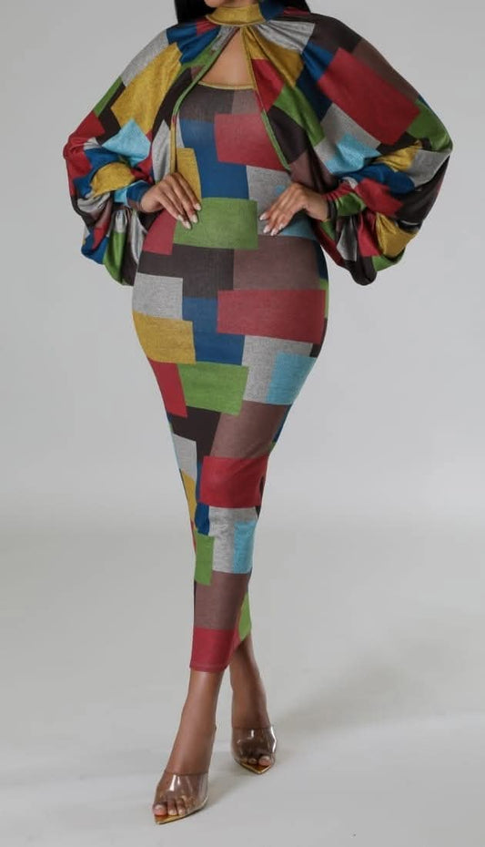 Canvas of Color 2 Piece Dress