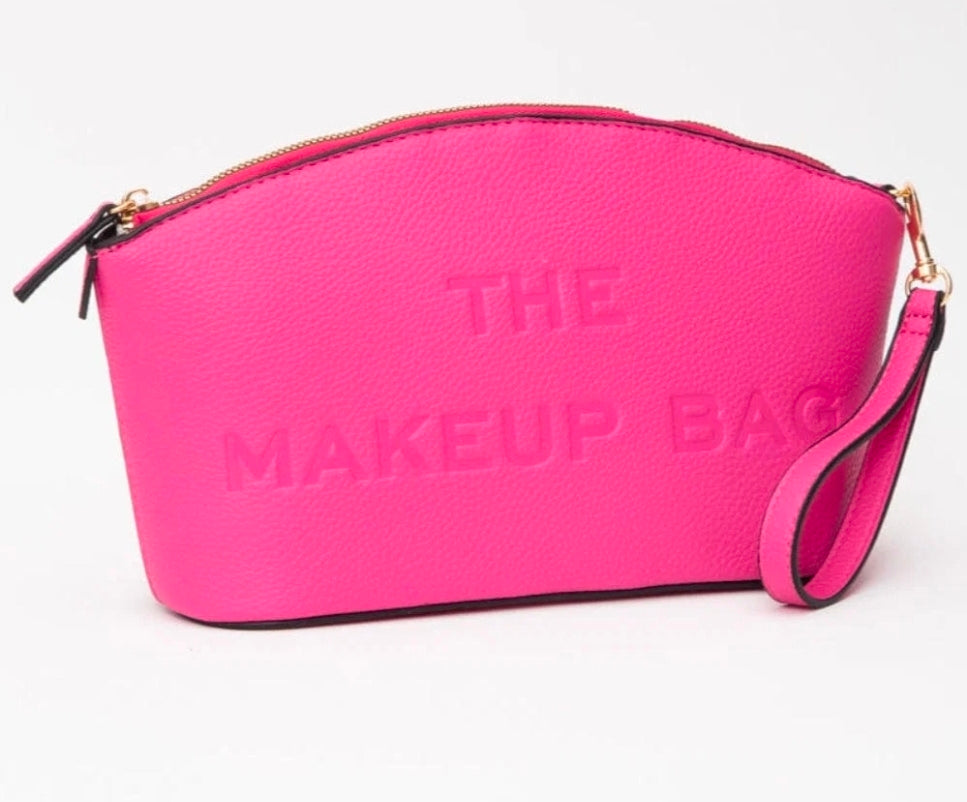 Embossed Makeup Pouch