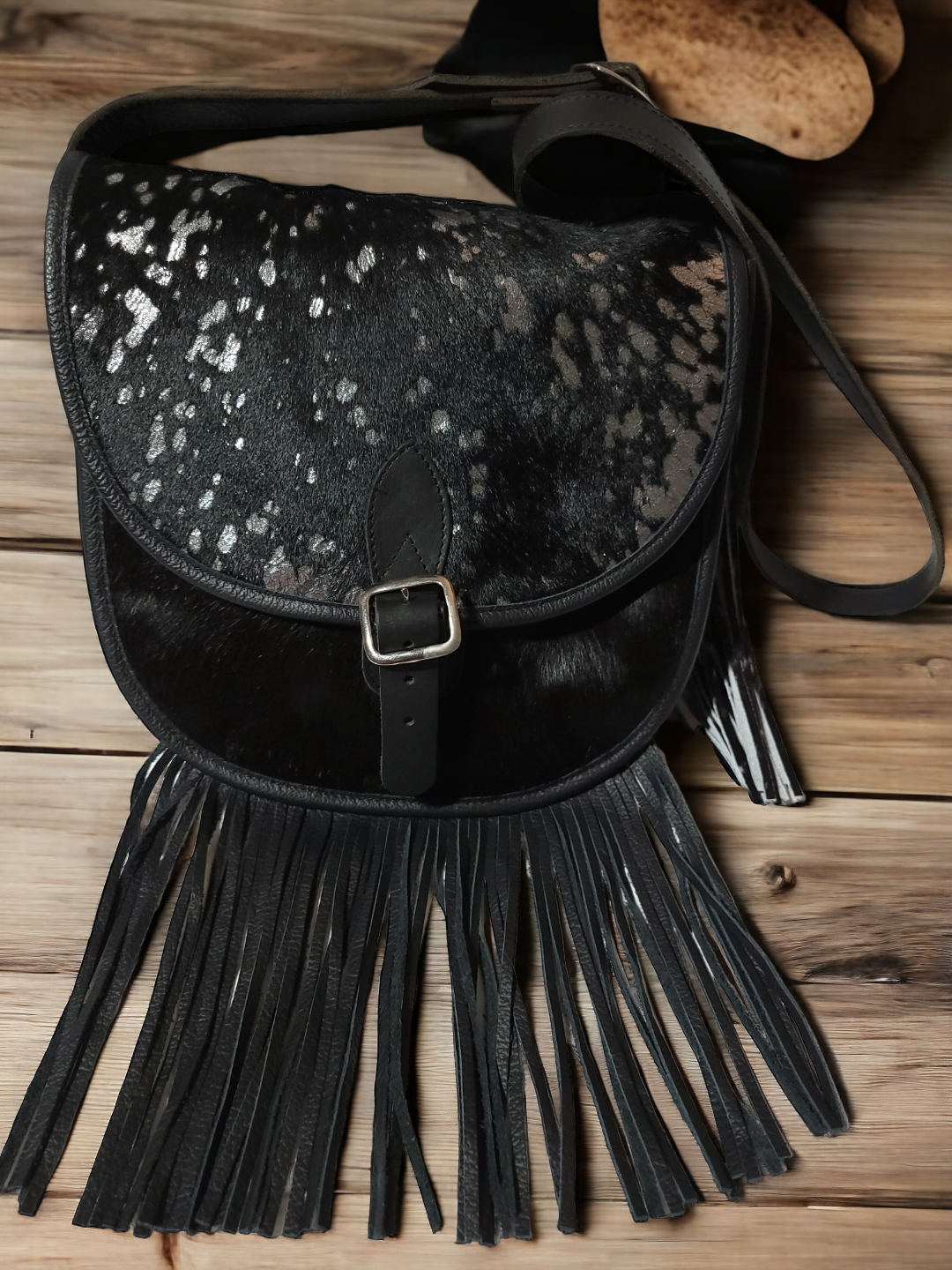 Eclipse Fringe Cross Body Bag