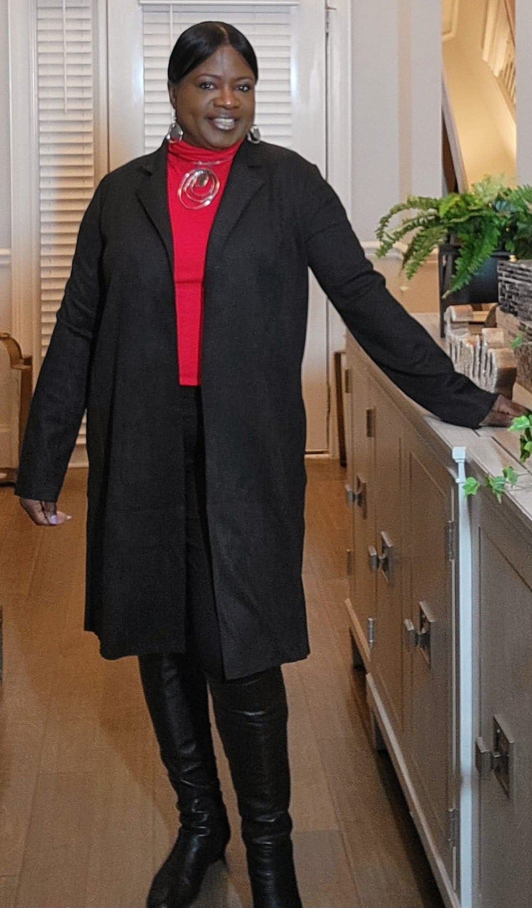 Staple Long Open Coat