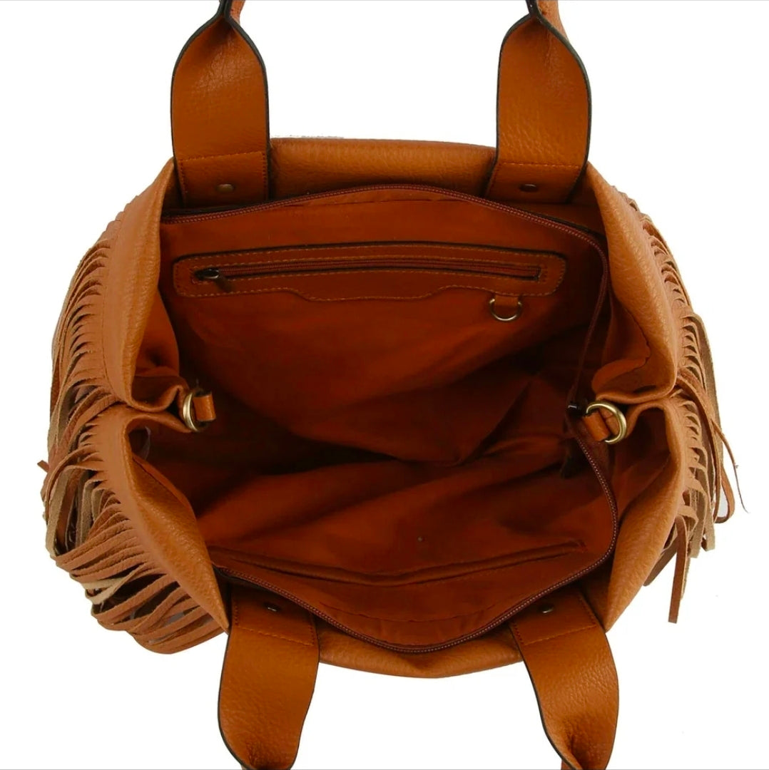 Logan Fringe Tote