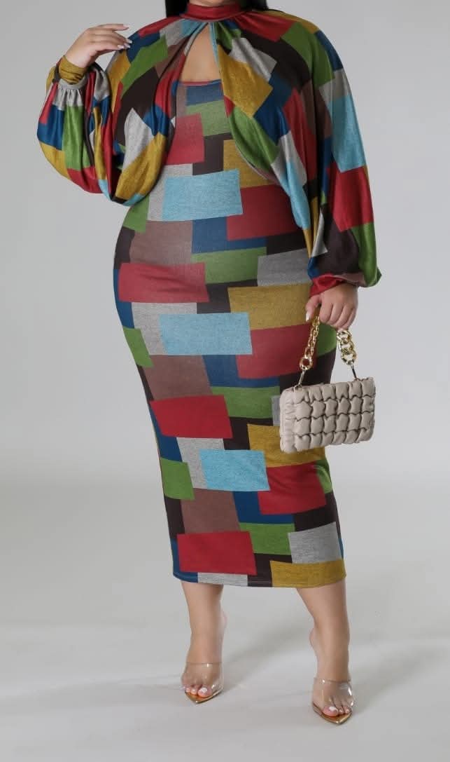 Canvas of Color 2 Piece Dress