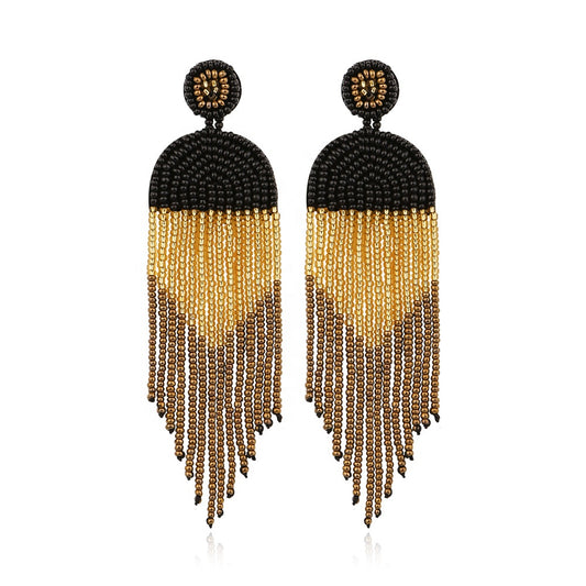 Bohemian Tassel Statement Earrings